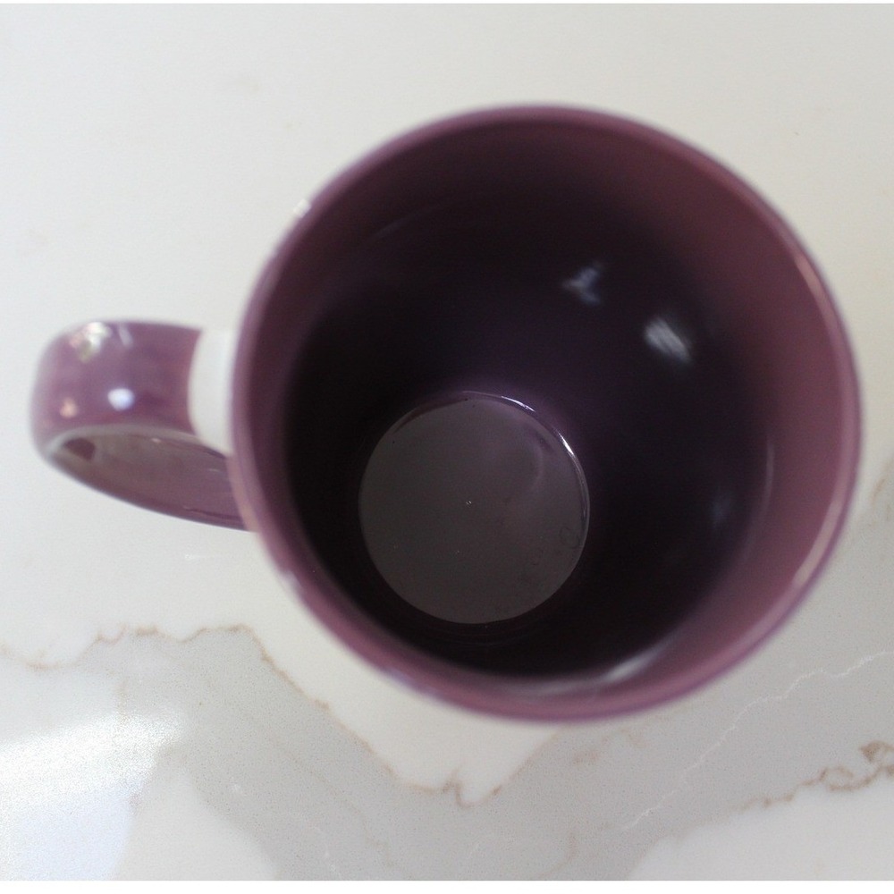 Parks and Recreation Mug Treat Yo Self Donna Tom White Purple - Picture 3 of 4